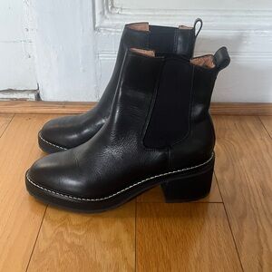 Madewell Carina Platform Chelsea boot, size 9, black